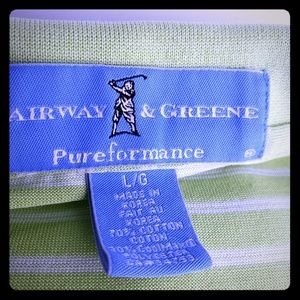 Fairway and green large mens polo